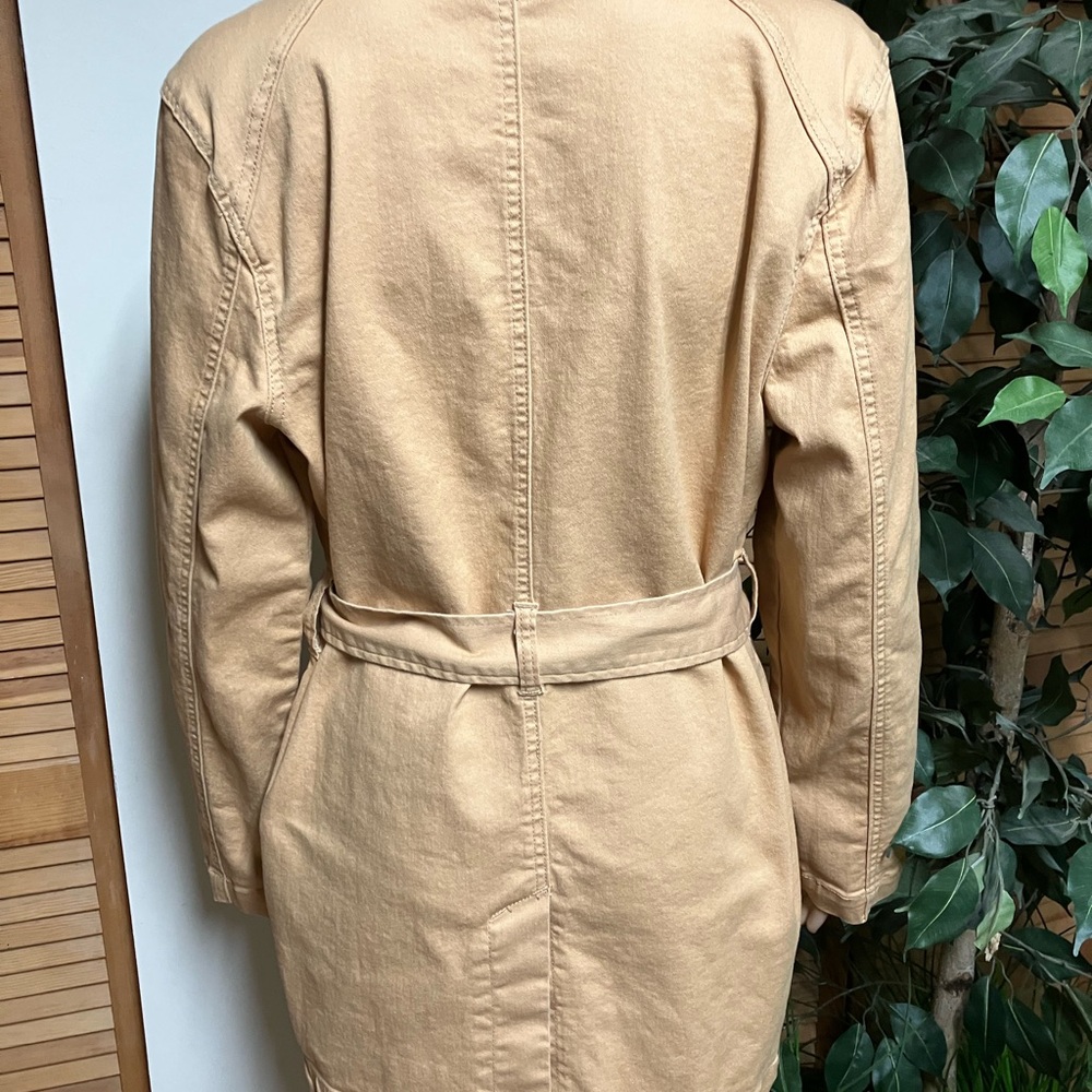 DG2 by Diane Gilman Women's Camel Trench Coat - Picture 3 of 9